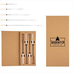 HH75097 Hot Dogs & SMores Skewer Set With Custom Imprint